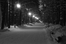 Schnee Allee / ++++++++