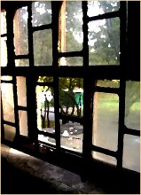 The window on the stairs / ***