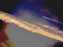 Flying in the Andromeda nebula. / -%%%%%