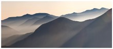 black and white or color sinusoidal geometry of the mountains ... / ***