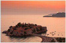 Sveti Stefan sunset / ***