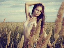 Girl in field / ******