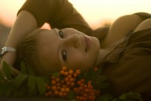 Kate & her sunset / .....