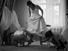wedding backstage / ***