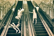 a series of "sleepy people" / ***