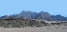 Landschaft in der Wüste / *****