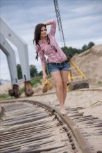 on rails / -----