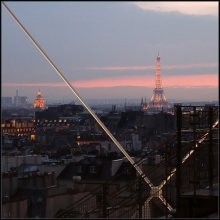 Paris rainy sunset / ***