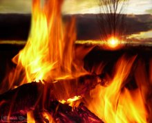 Feuer von Himmel, Erde Feuersbrunst / ***