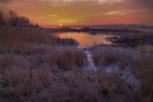 Wintermorgen Landschaft / ***