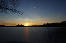 Weihnachten Sonnenuntergang / 7.01.12