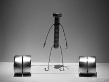 Weight lifting a / ............