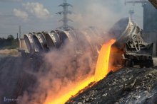 discharge of slag / ***