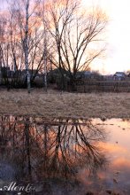 + Funky sunset reflection / ***
