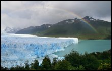 Glacier and Rainbow. / ***