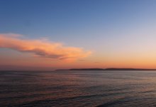 It was getting dark. White Cliffs. / ***