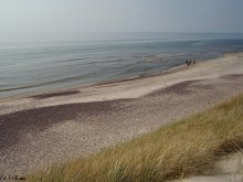 Die Kurische Nehrung Horizont verschmilzt mit dem Meer. / ***