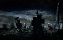 Speaking at the cemetery / ..............