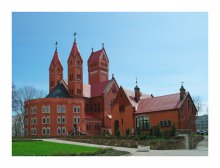 Kirche St. Simeon und St. Helen (Rote Kirche) von 1905 bis 1910., Minsk / ***