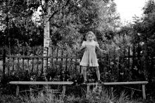 on the bench / ***