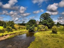 River ... and lawns, the clouds ... / ***
