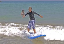 The young surfer. / ***