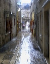 Regen in der Altstadt / ....................................