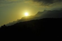 At sunset / Not far from Swallow's nest