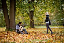 The culmination of the fall / love story