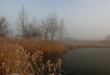 vague sketch from frozen lake / ***