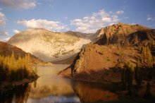 Sunset over the lakes of Yosemite / ***