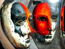 one face one mirror / ***