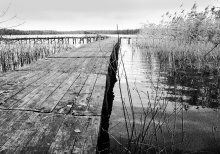 Old bridges on the old photo film ... / ***