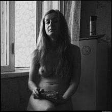Portrait of Natalia in the kitchen / ***