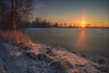 Januar der erste Sonnenuntergang / ***