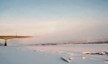 morning, the bridge, the fog / ---