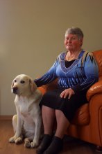 Oma und Hund / ***