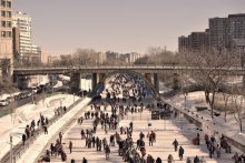 The World's largest skating rink / The World's largest skating rink