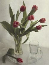 Bouquet of pink tulips .... / .........................
