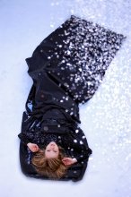 In snow. / ***