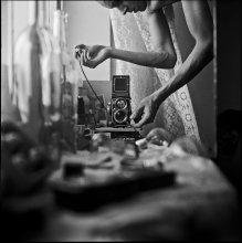 Sasha (self-portrait with Bart) / ***