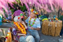 My grandmother and grandfather near / ***