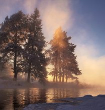On the banks of rivers freezing / ***
