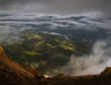 Above the clouds. / ***