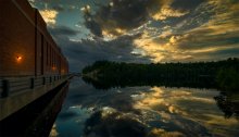 Bridge over calm water / Bridge over calm water