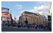 Accumulation of people per square meter / Piccadilly, London