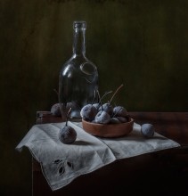 On wild frozen pears ... / ...