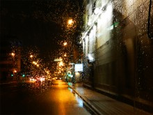 Rain on roads / ...