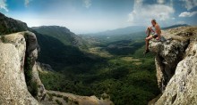 View from the rocks of the valley Visor / ***