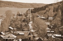 g.Ples, Varvarinskaya street sepia / ***